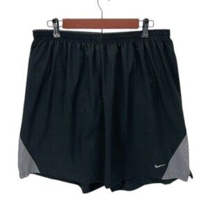 Nike Dri-FIT Training Shorts Men’s XXL Gray Black Patchwork Athletic Gym Wear